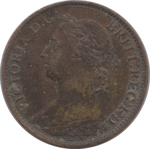 1883 FARTHING ( EF ) - Farthing - Cambridgeshire Coins