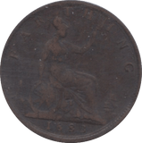 1883 FARTHING ( GF ) 1 - Farthing - Cambridgeshire Coins
