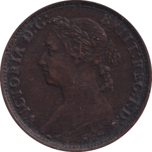 1883 FARTHING ( GVF ) - Farthing - Cambridgeshire Coins