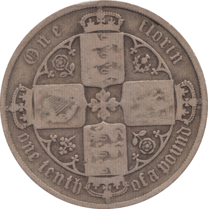 1883 FLORIN ( FAIR ) 4 - Florin - Cambridgeshire Coins