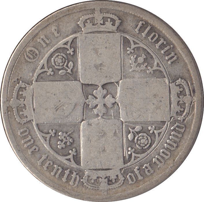 1883 FLORIN ( FAIR ) - FLORIN - Cambridgeshire Coins
