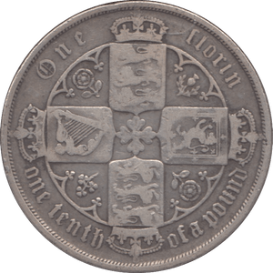 1883 FLORIN ( FINE ) - Florin - Cambridgeshire Coins