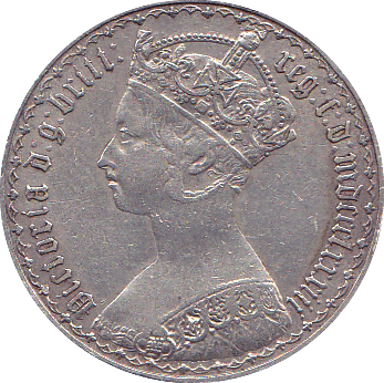 1883 FLORIN ( GVF ) B - Florin - Cambridgeshire Coins