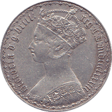 1883 FLORIN ( GVF ) B - Florin - Cambridgeshire Coins