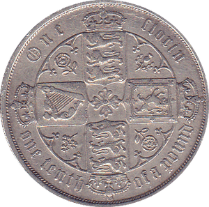 1883 FLORIN ( GVF ) B - Florin - Cambridgeshire Coins