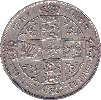 1883 FLORIN ( GVF ) B - Florin - Cambridgeshire Coins