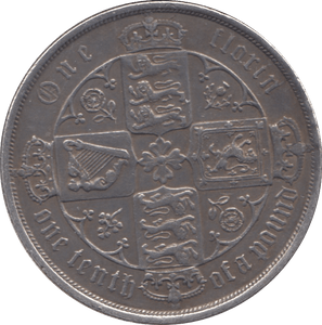 1883 FLORIN ( GVF ) - Florin - Cambridgeshire Coins