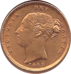 1883 GOLD HALF SOVEREIGN ( UNC ) - Half Sovereign - Cambridgeshire Coins