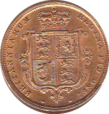 1883 GOLD HALF SOVEREIGN ( UNC ) - Half Sovereign - Cambridgeshire Coins