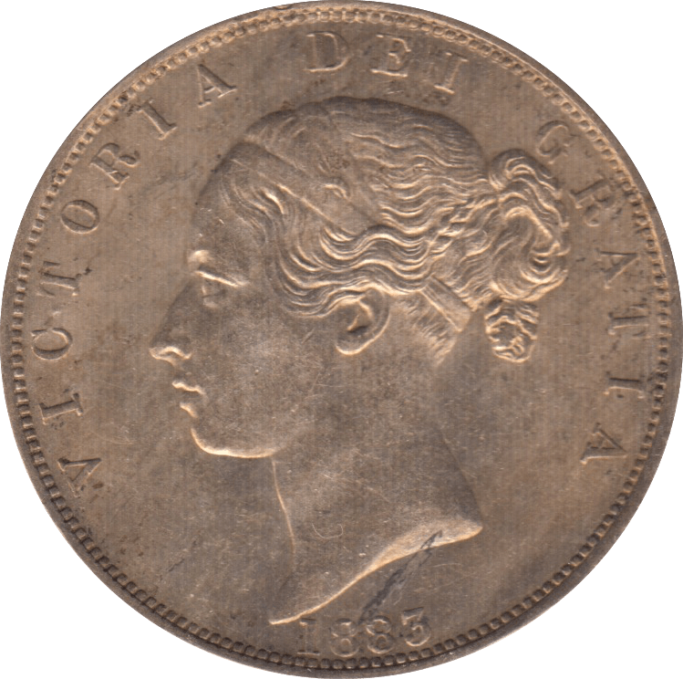 1883 HALFCROWN ( AUNC ) - HALFCROWN - Cambridgeshire Coins