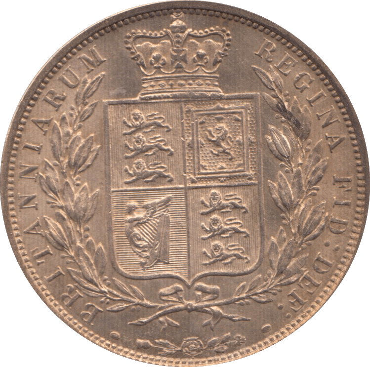 1883 HALFCROWN ( AUNC ) - HALFCROWN - Cambridgeshire Coins