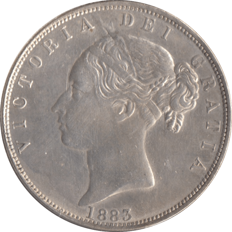 1883 HALFCROWN ( EF ) - Halfcrown - Cambridgeshire Coins