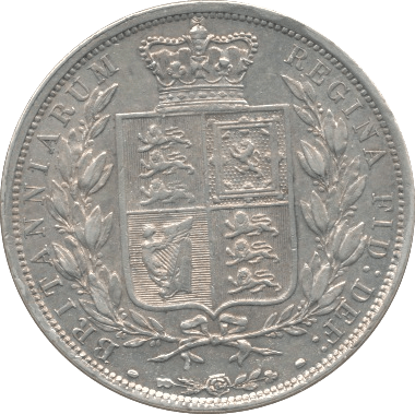 1883 HALFCROWN ( EF ) - Halfcrown - Cambridgeshire Coins