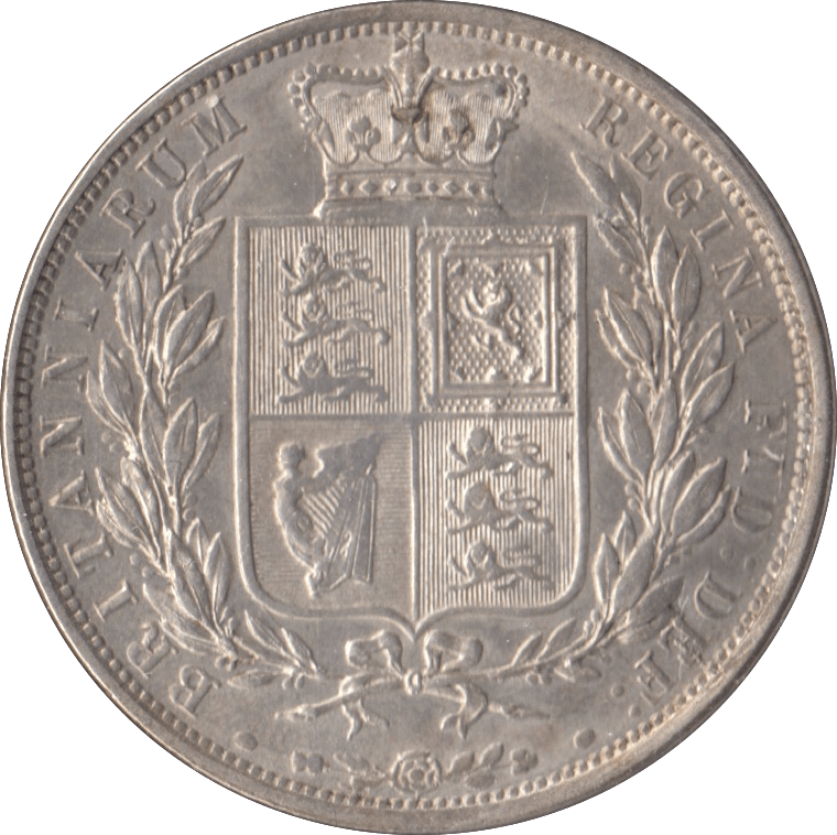 1883 HALFCROWN ( EF ) - Halfcrown - Cambridgeshire Coins