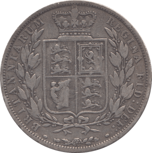 1883 HALFCROWN ( F ) - Halfcrown - Cambridgeshire Coins