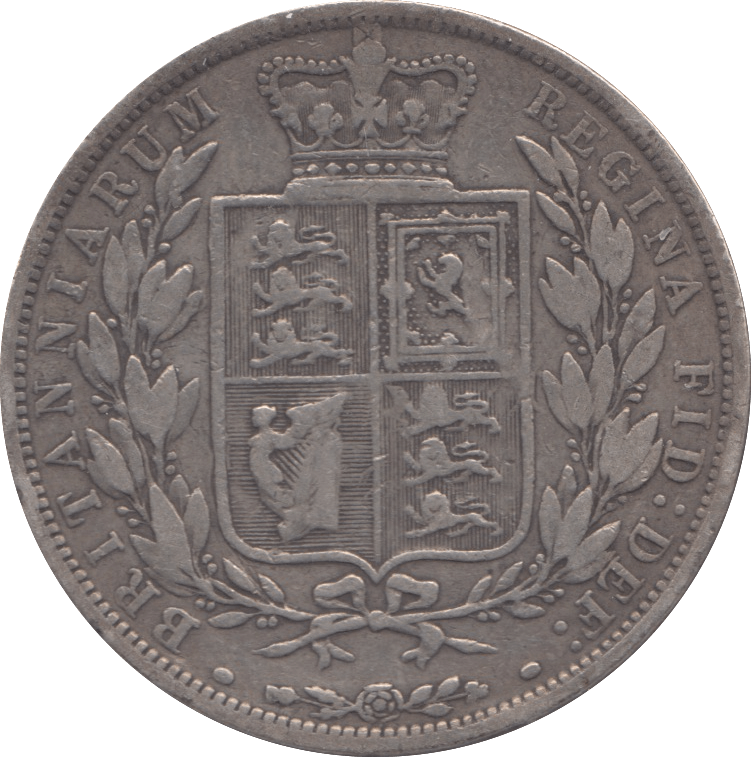 1883 HALFCROWN ( F ) - Halfcrown - Cambridgeshire Coins