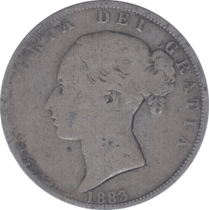 1883 HALFCROWN ( FAIR ) 1 - Halfcrown - Cambridgeshire Coins