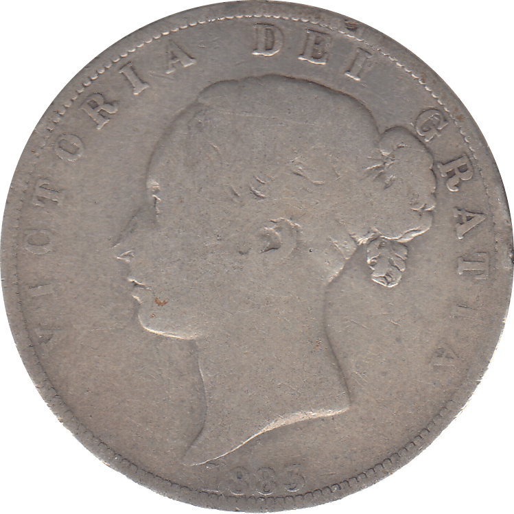 1883 HALFCROWN ( FAIR ) 3 - Halfcrown - Cambridgeshire Coins