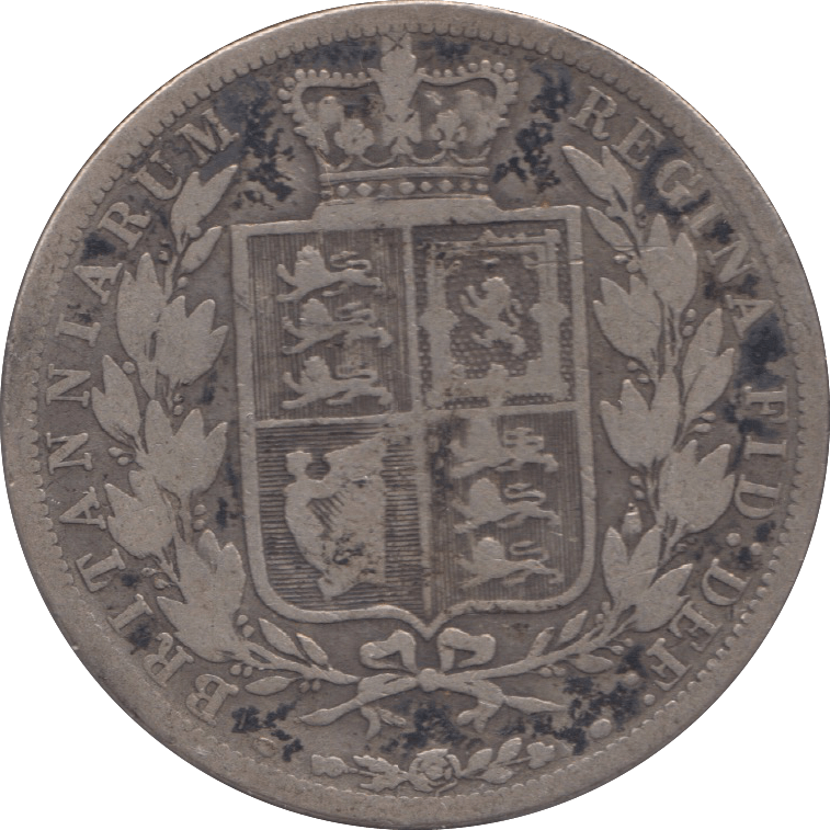 1883 HALFCROWN ( FAIR ) 4 - Halfcrown - Cambridgeshire Coins