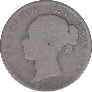 1883 HALFCROWN ( FAIR ) 4 - Halfcrown - Cambridgeshire Coins