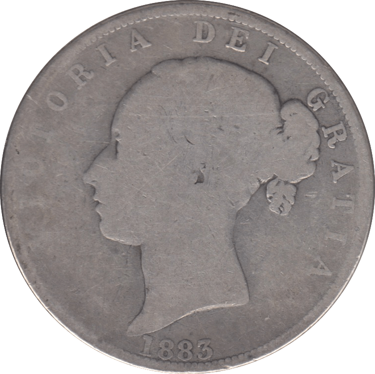 1883 HALFCROWN ( FAIR ) 4 - Halfcrown - Cambridgeshire Coins