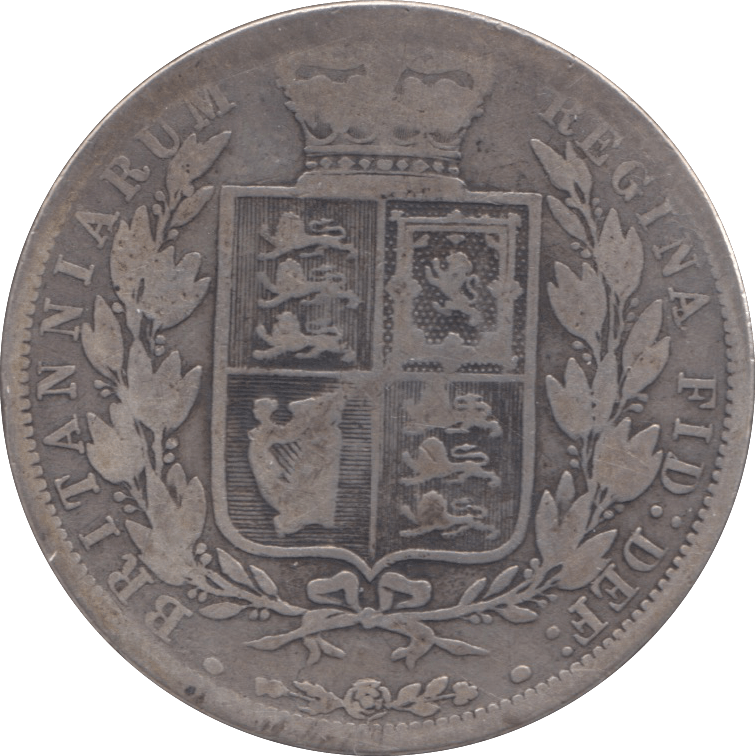 1883 HALFCROWN ( FAIR ) 4 - Halfcrown - Cambridgeshire Coins