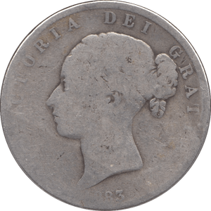 1883 HALFCROWN ( FAIR ) 4 - HALFCROWN - Cambridgeshire Coins