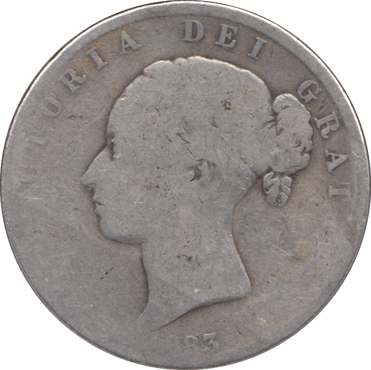 1883 HALFCROWN ( FAIR ) 4 - HALFCROWN - Cambridgeshire Coins