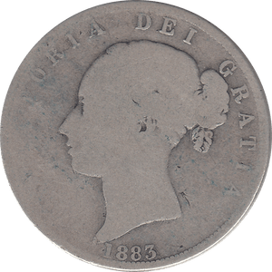 1883 HALFCROWN ( FAIR ) 6 - Halfcrown - Cambridgeshire Coins