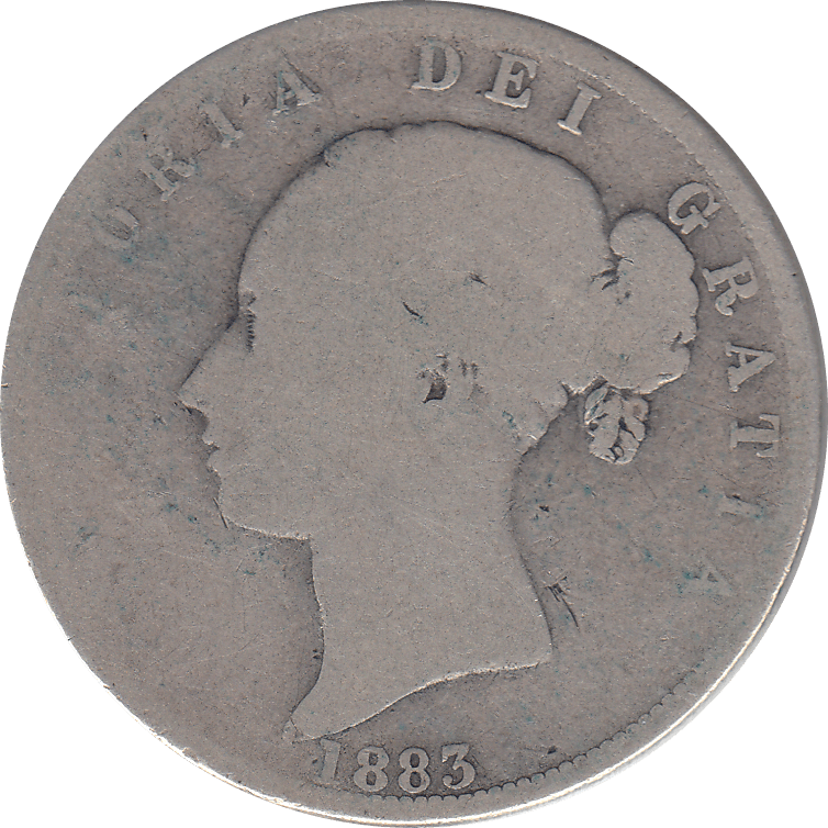 1883 HALFCROWN ( FAIR ) 6 - Halfcrown - Cambridgeshire Coins