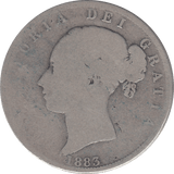 1883 HALFCROWN ( FAIR ) 6 - Halfcrown - Cambridgeshire Coins