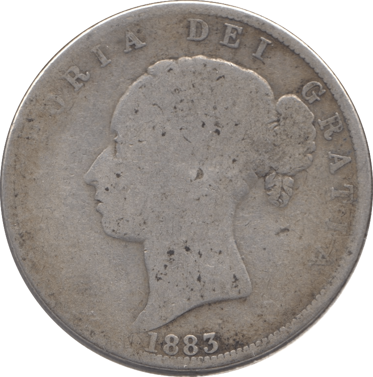 1883 HALFCROWN ( FAIR ) 6 - Halfcrown - Cambridgeshire Coins