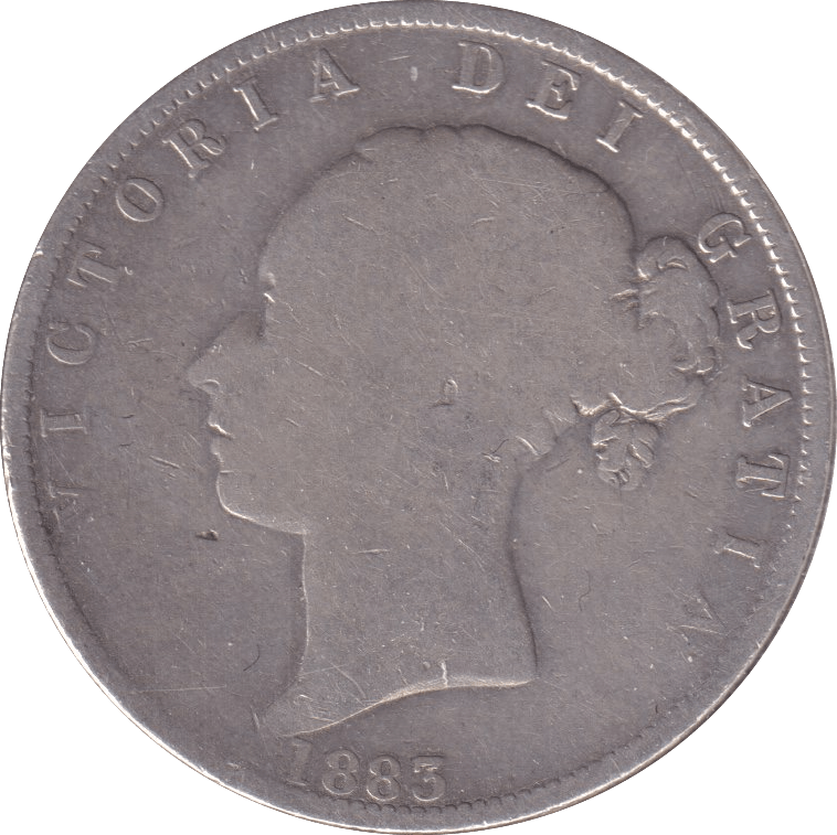 1883 HALFCROWN ( FAIR ) - Halfcrown - Cambridgeshire Coins