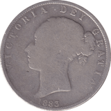 1883 HALFCROWN ( FAIR ) - Halfcrown - Cambridgeshire Coins