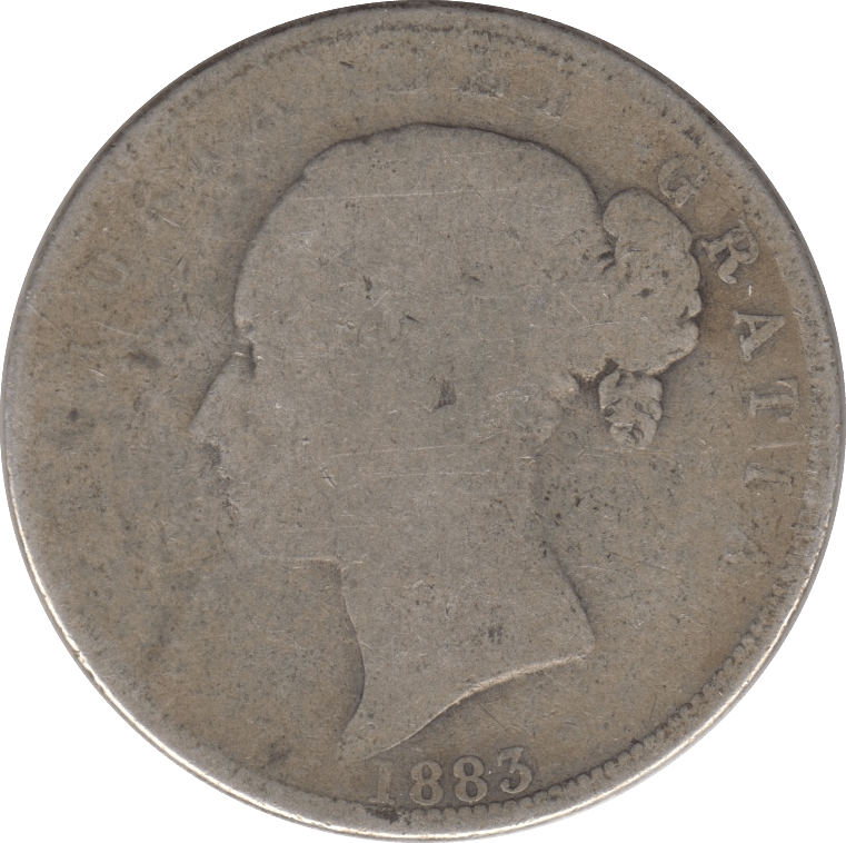 1883 HALFCROWN ( FAIR ) - Halfcrown - Cambridgeshire Coins