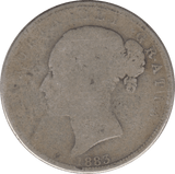 1883 HALFCROWN ( FAIR ) - Halfcrown - Cambridgeshire Coins
