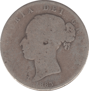 1883 HALFCROWN ( FAIR ) - Halfcrown - Cambridgeshire Coins