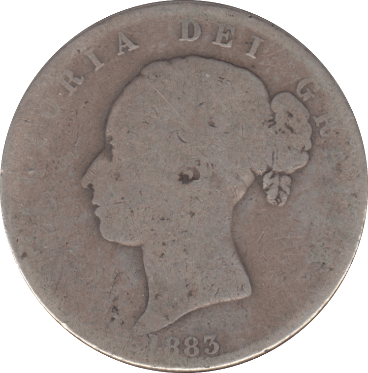 1883 HALFCROWN ( FAIR ) - Halfcrown - Cambridgeshire Coins
