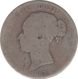 1883 HALFCROWN ( FAIR ) - Halfcrown - Cambridgeshire Coins