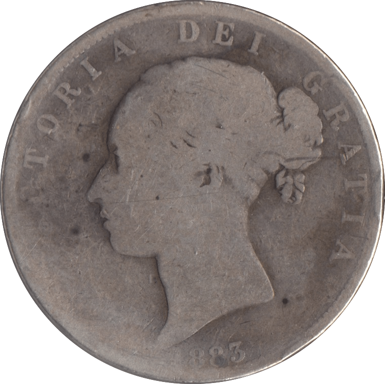 1883 HALFCROWN ( FAIR ) - Halfcrown - Cambridgeshire Coins