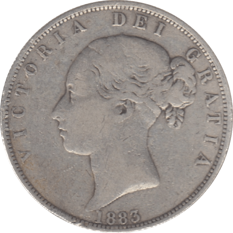 1883 HALFCROWN ( FINE ) 6 - Halfcrown - Cambridgeshire Coins