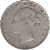 1883 HALFCROWN ( FINE ) 6 - Halfcrown - Cambridgeshire Coins