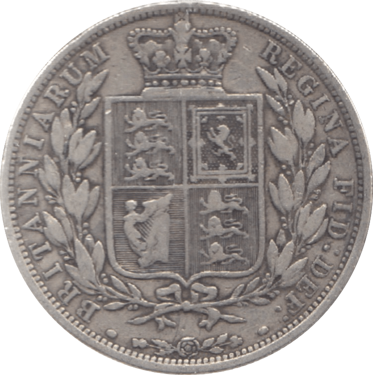 1883 HALFCROWN ( FINE ) 6 - Halfcrown - Cambridgeshire Coins