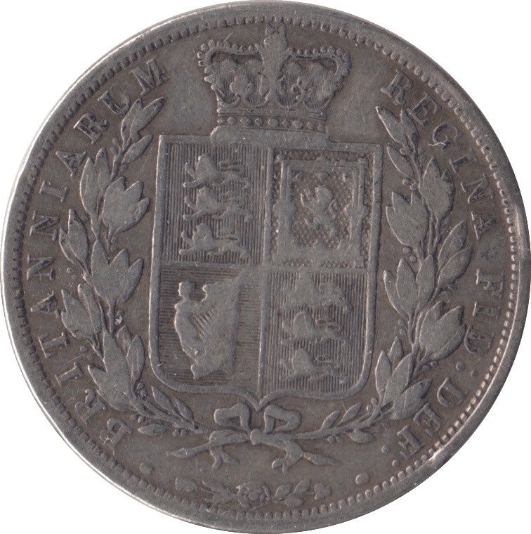 1883 HALFCROWN ( FINE ) - Halfcrown - Cambridgeshire Coins
