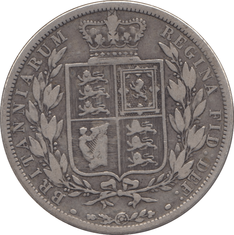 1883 HALFCROWN ( FINE ) - Halfcrown - Cambridgeshire Coins