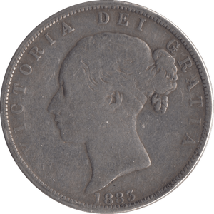 1883 HALFCROWN ( FINE ) - Halfcrown - Cambridgeshire Coins