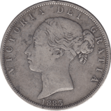 1883 HALFCROWN ( GF ) - HALFCROWN - Cambridgeshire Coins