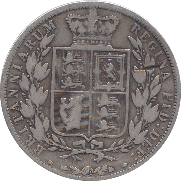 1883 HALFCROWN ( NF ) 4 - Halfcrown - Cambridgeshire Coins