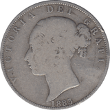 1883 HALFCROWN ( NF ) 4 - Halfcrown - Cambridgeshire Coins