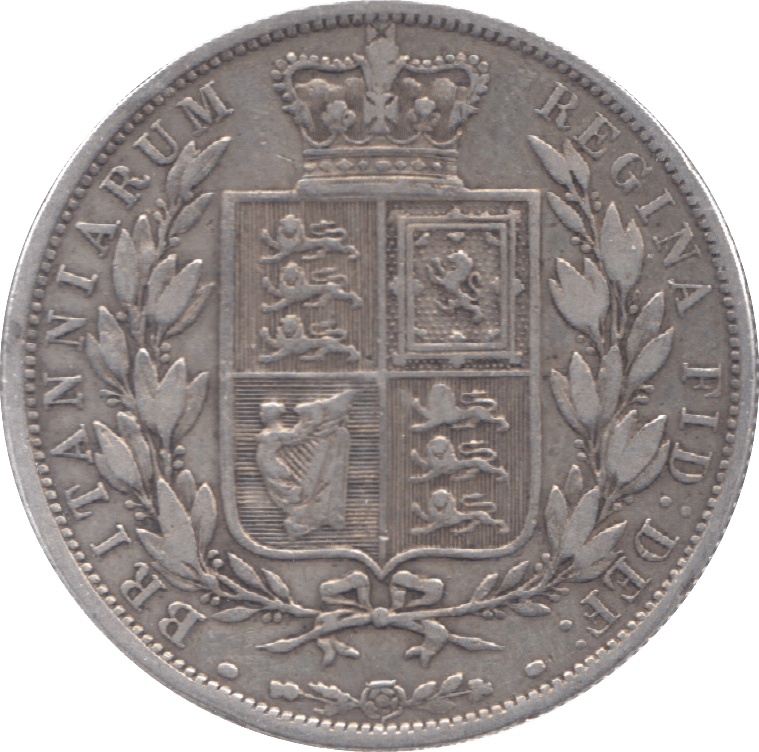 1883 HALFCROWN ( VF ) 6 - Halfcrown - Cambridgeshire Coins